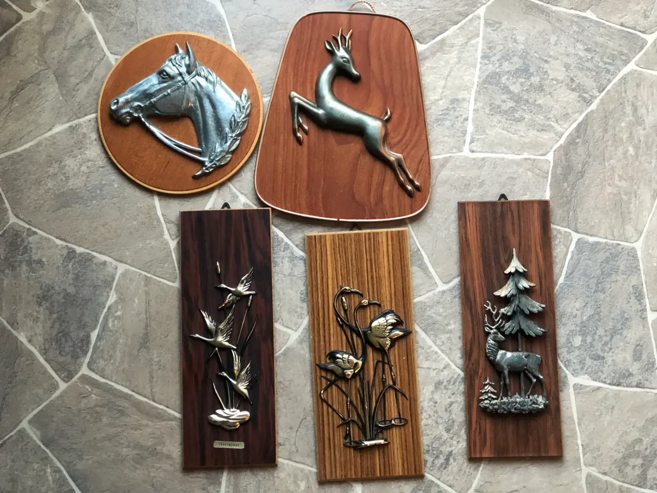 Billede 1 - Relief i Teak og Palisander