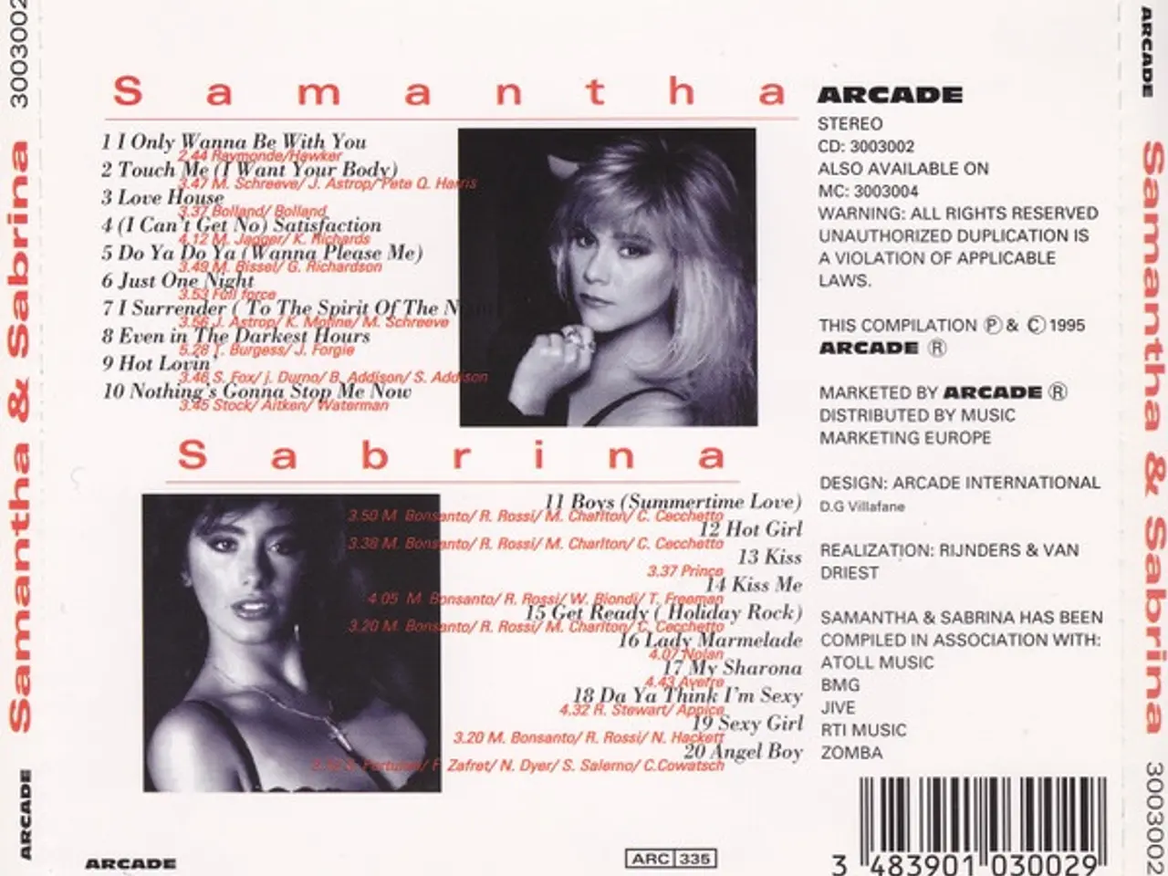 Billede 2 - Samantha* & Sabrina – Samantha & Sabrina! – CD