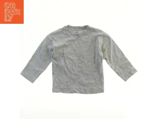 Grå langærmet bluse fra H&M fra H&M (str. 104)