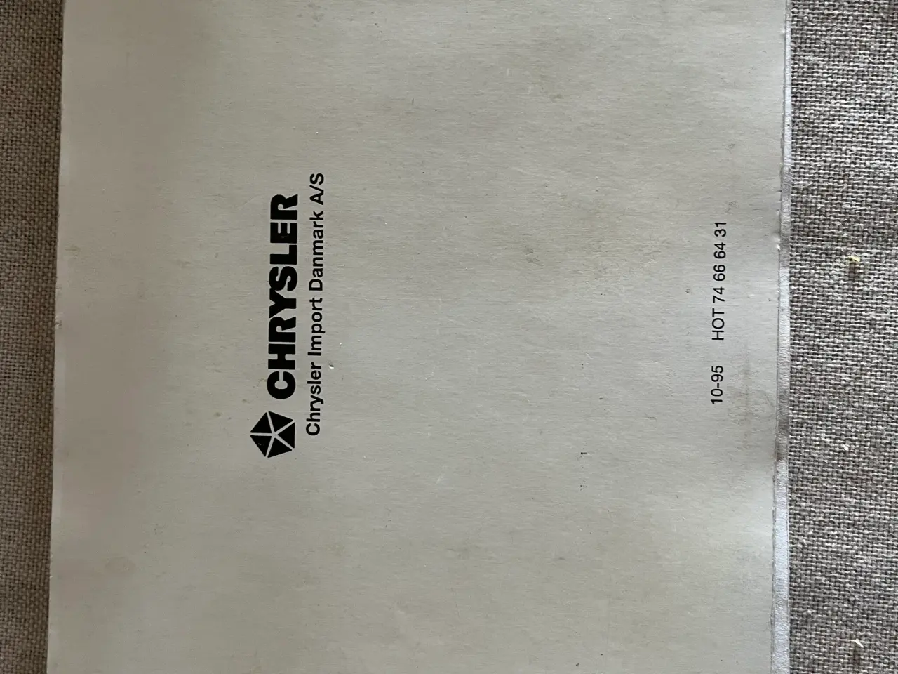 Billede 1 - Chrysler Stratus instruksbog