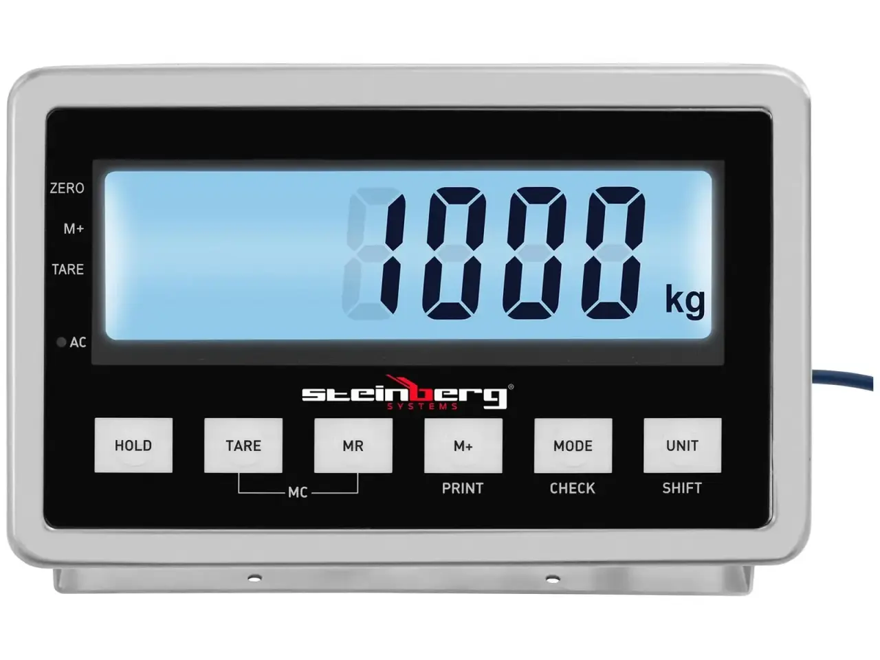 Billede 2 - Gulvvægt – 1000 kg / 0,2 kg – eksternt LCD-display