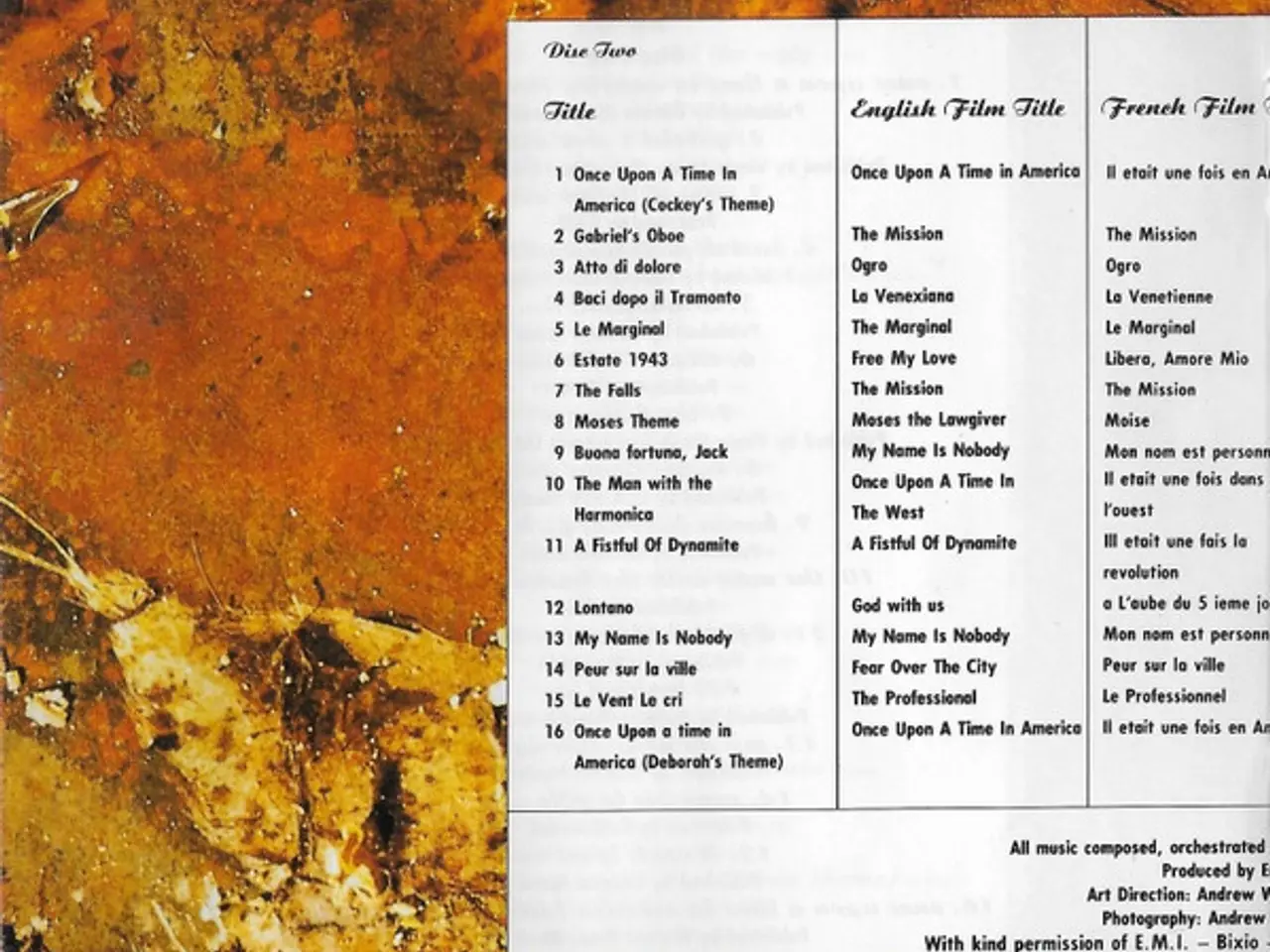 Billede 10 - Ennio Morricone – Film Music 1966-1987 – 2CD