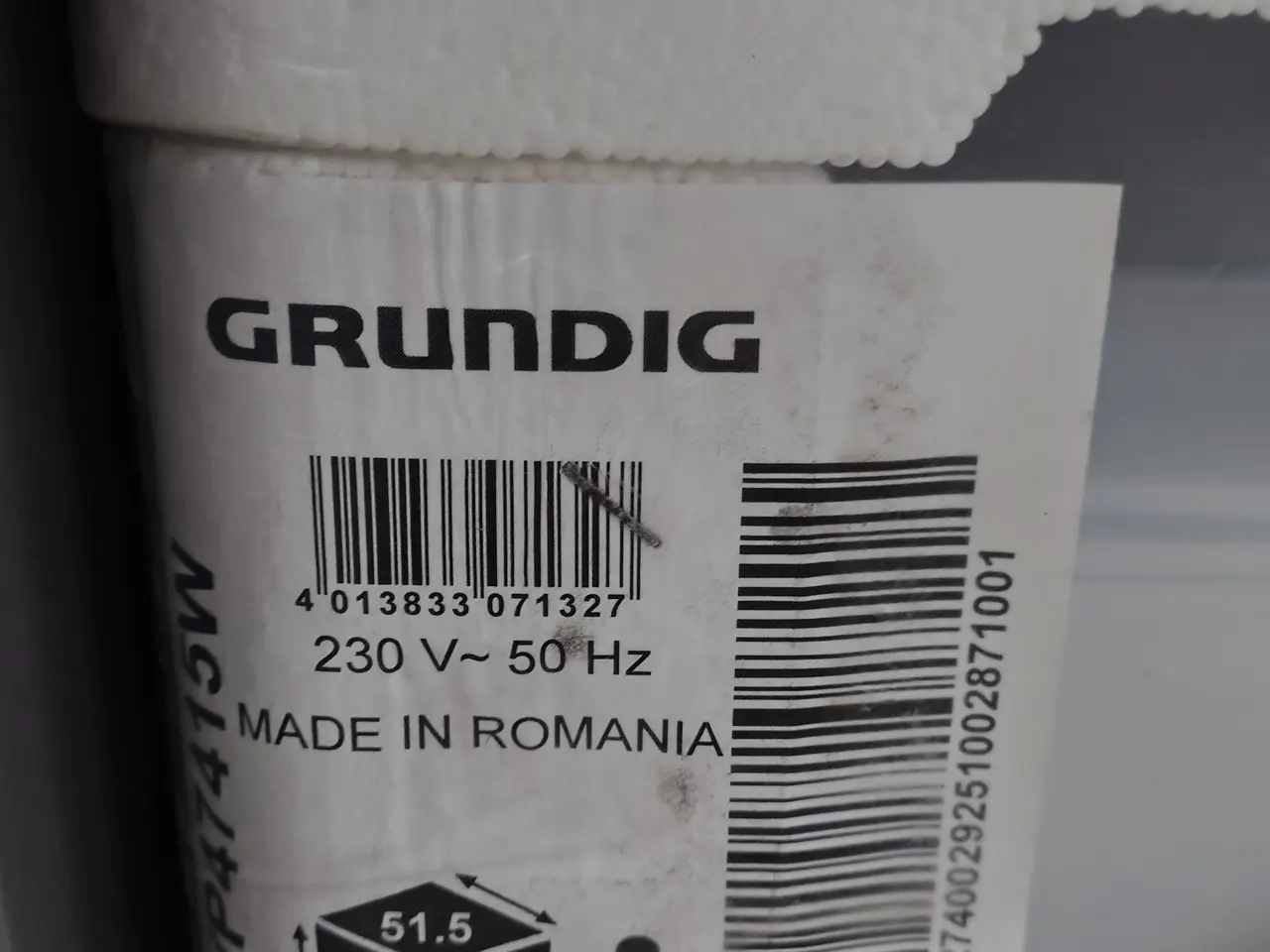 Billede 2 - Vaskemaskine, ny GRUNDIG