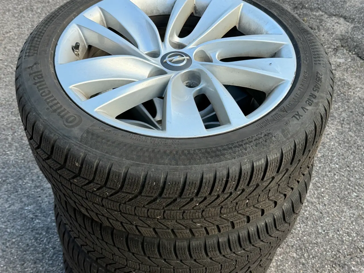 Billede 1 - Opel insignia alufælge med vinter dæk til salg