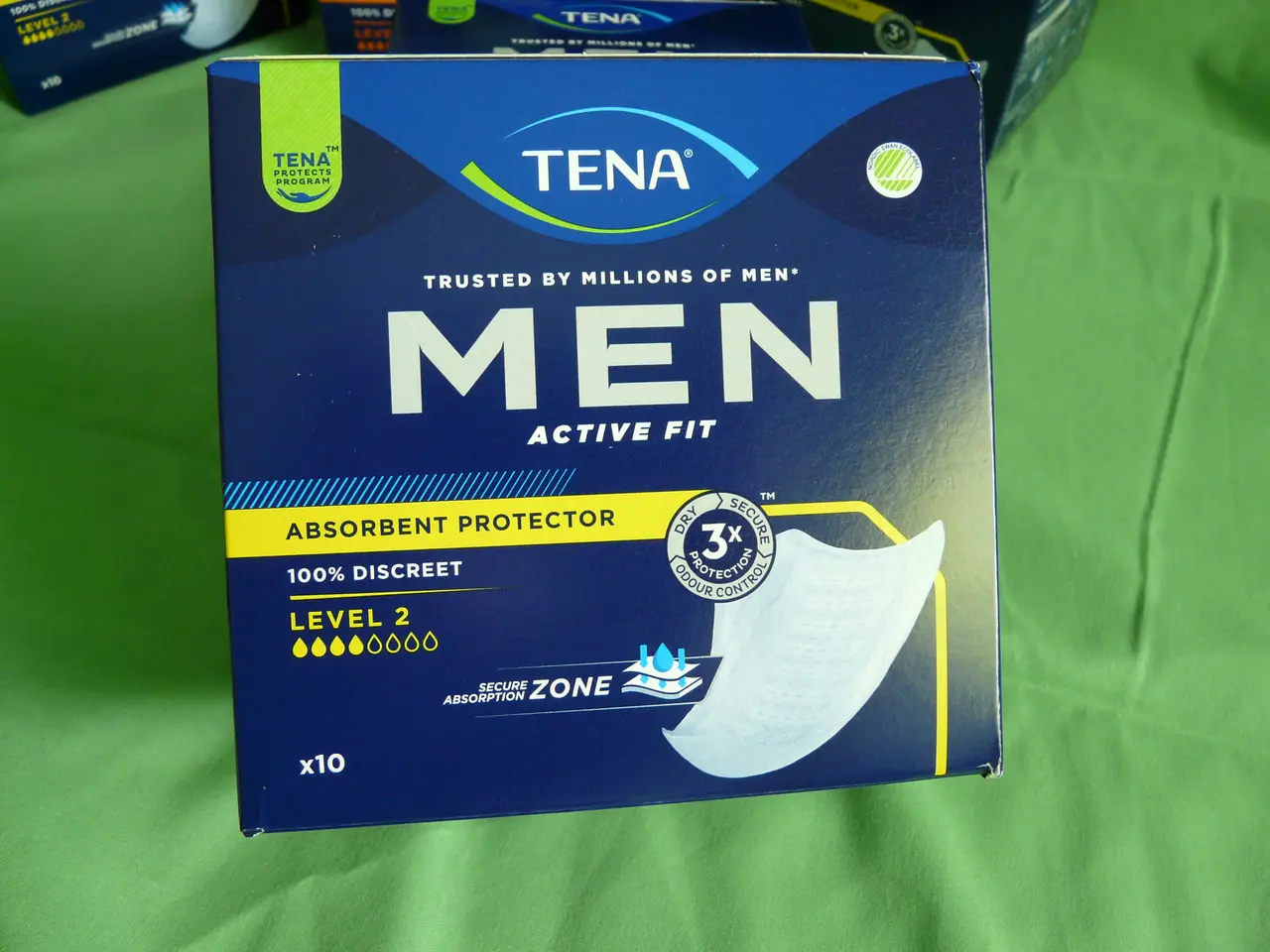 Billede 3 - Tena Men Active Fit beskyttelsesindlæg.