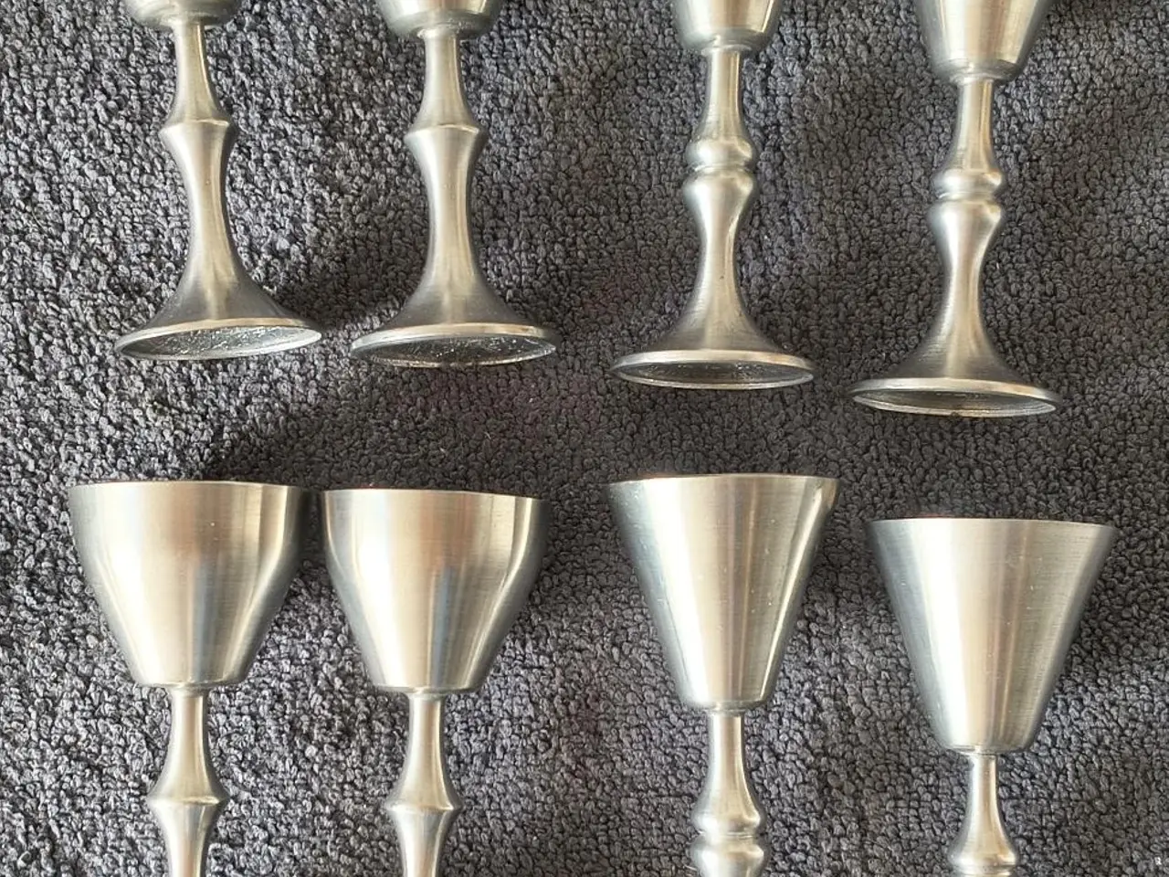 Billede 2 - 8 FLOTTE TIN SNAPSEGLAS, 2 CL