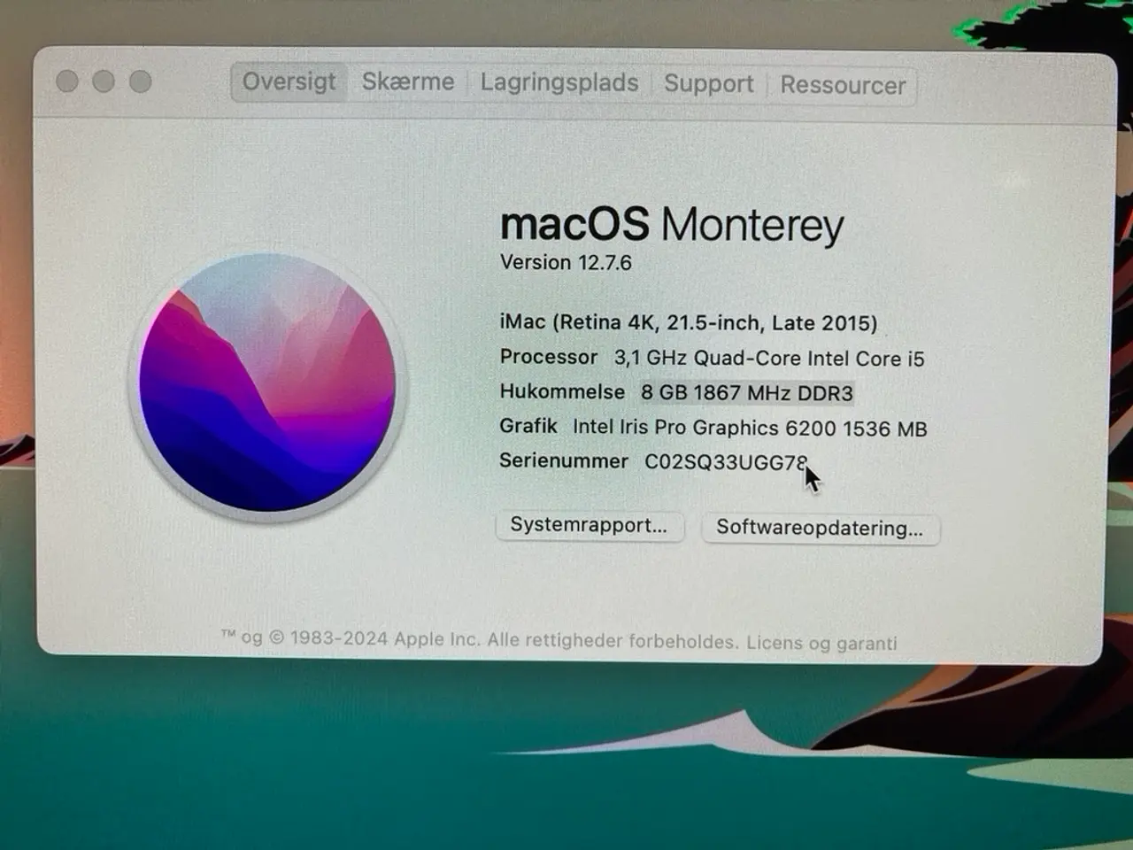 Billede 3 - IMAC LATE 2015