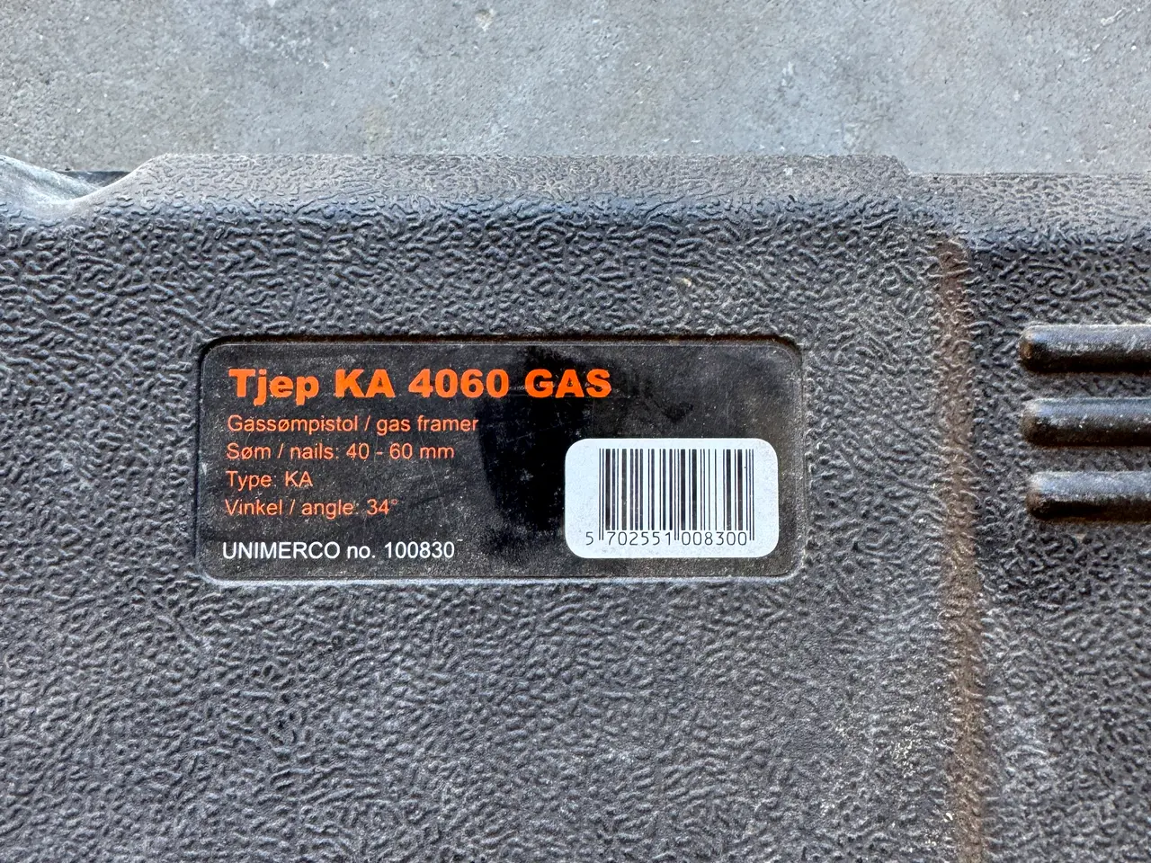 Billede 1 - TJEP KA 4060 sømpistol