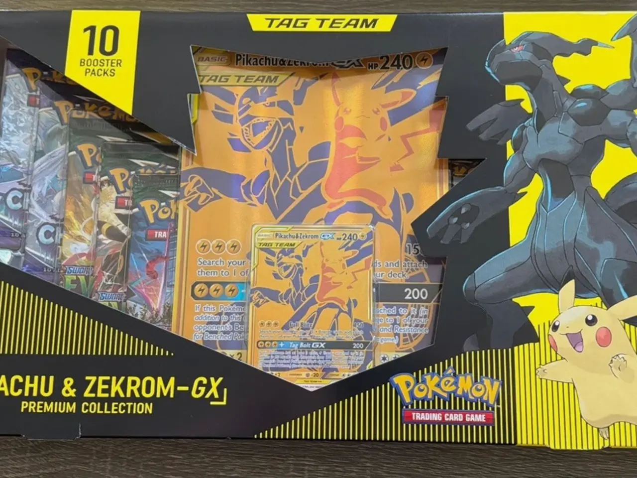 Billede 2 - Shield Pikachu & Zekrom GX Premium Collection Box