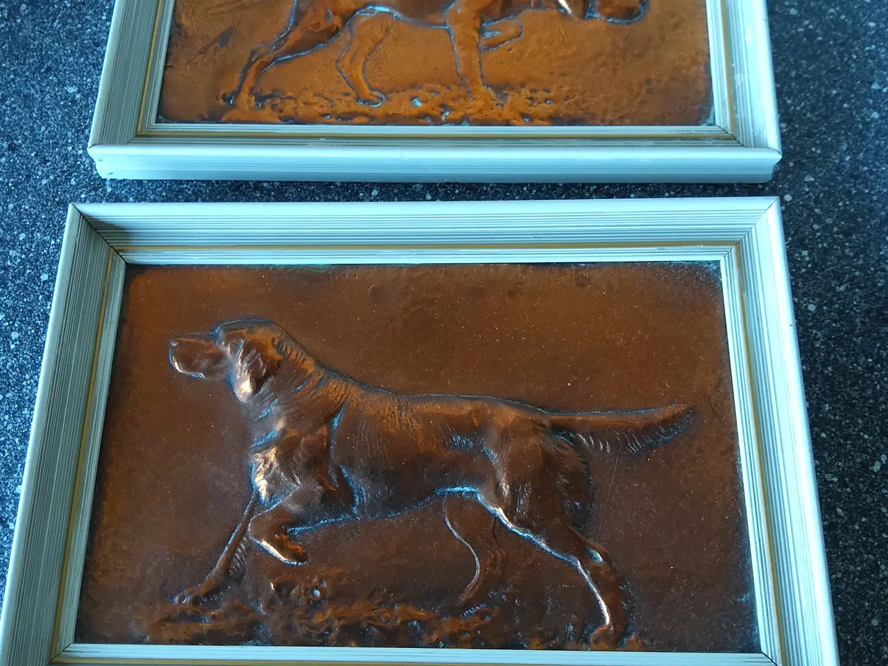 Billede 4 - Kobberplatter / Kobberstik med hund 