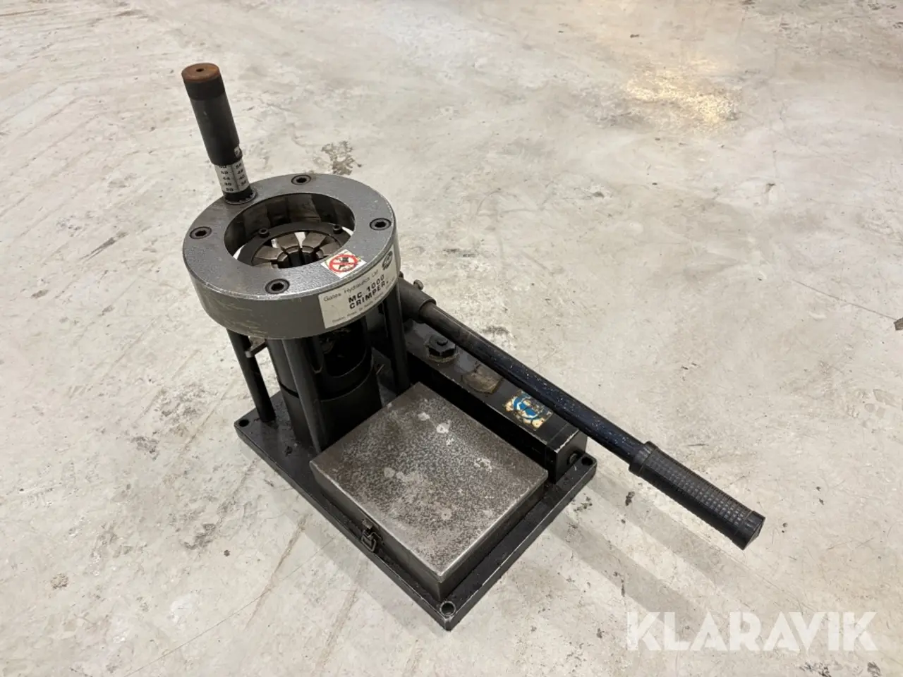 Billede 7 - Hydraulisk slangepresser Gates Hydraulics Ltd. MC 1000 Crimper