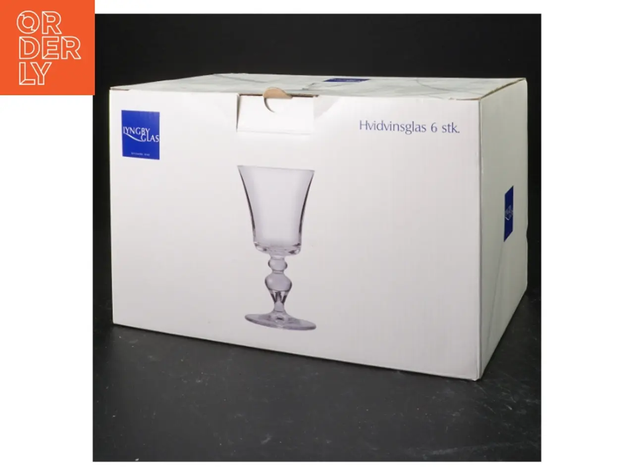 Billede 1 - Hvidvinsglas fra Lyngby glas (str. 17 cl 6 stk)