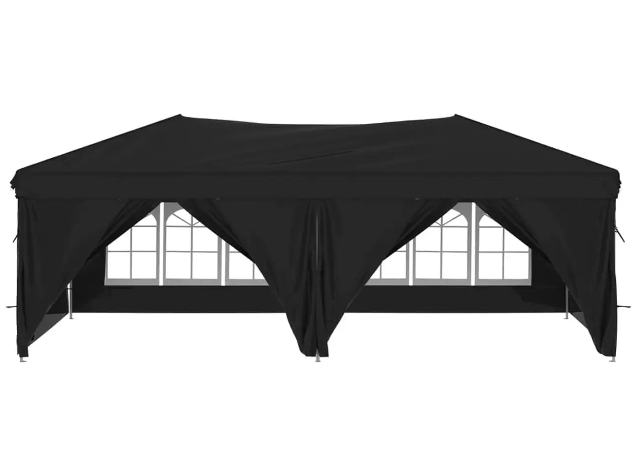 Billede 3 - Foldbart festtelt med sidevægge 3 × 6 m - sort