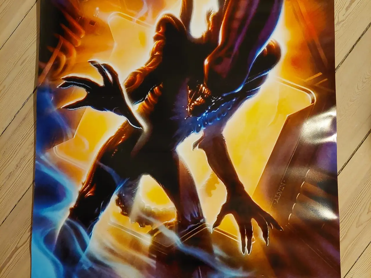 Billede 1 - Stor Alien / Xenomorph plakat (70x100)