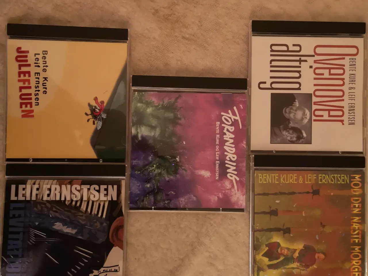 Billede 2 - 5 x Bente Kure/Leif Ernstsen cd'er