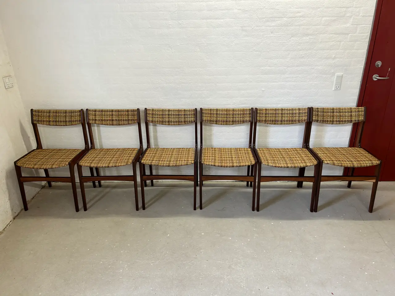 Billede 5 - 6 unikke palisanderstole i sublim stand – Dansk de