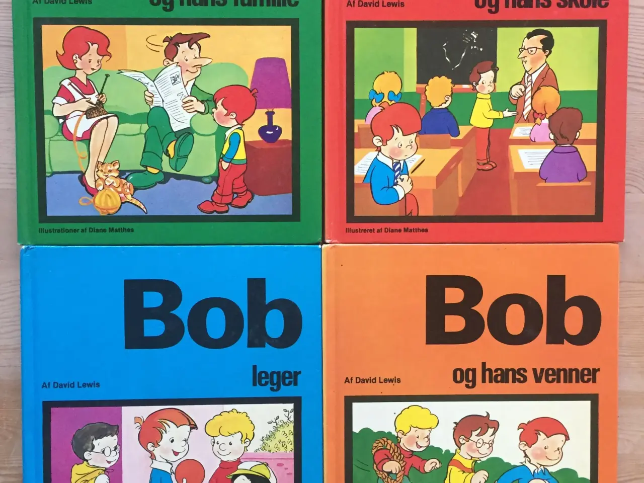 Billede 1 - NEDSAT: 4 Bob bøger, 25 kr. pr. stk.