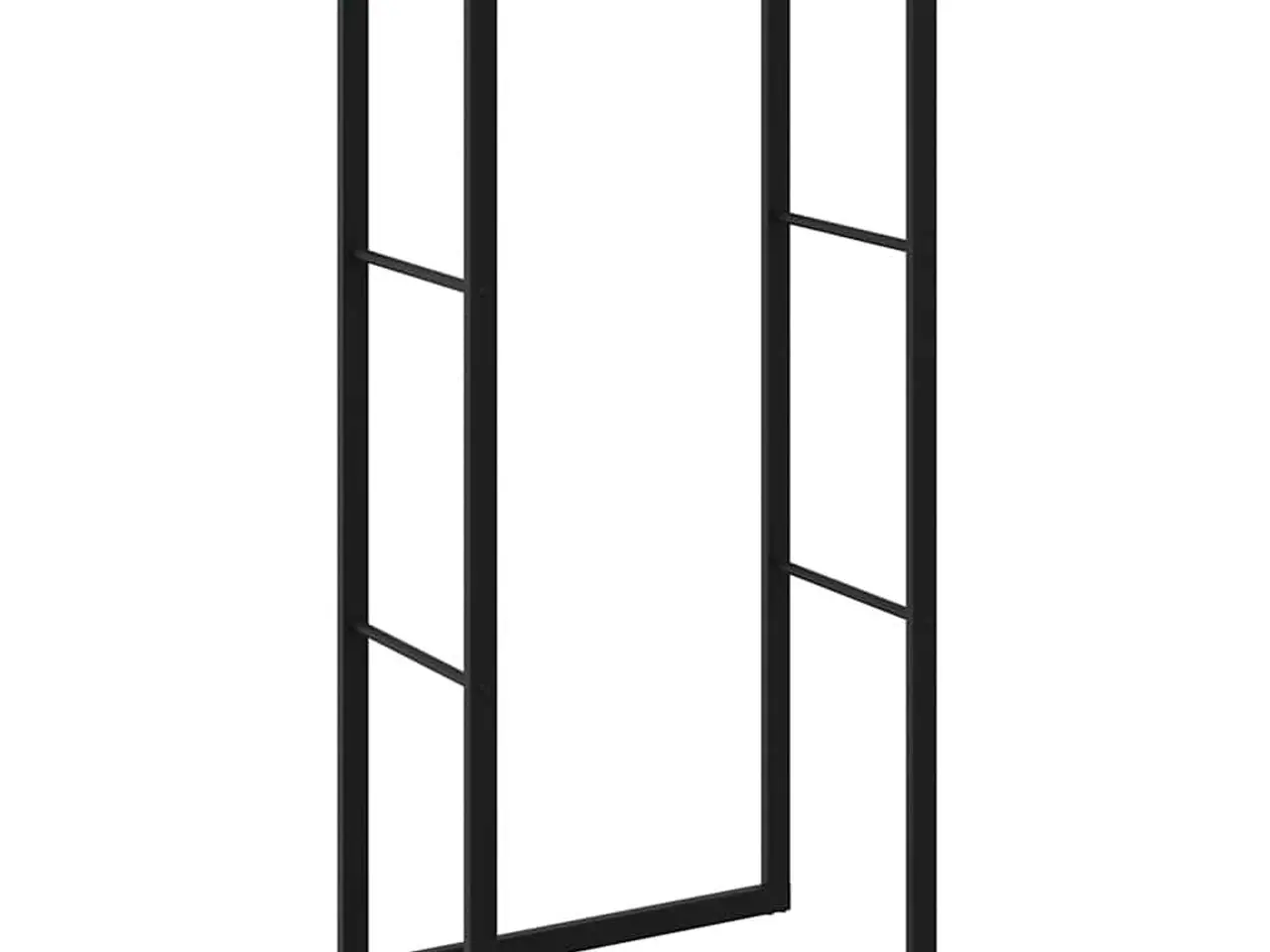 Billede 2 - Brændestativ i stål 55 x 30 x 116 cm - sort