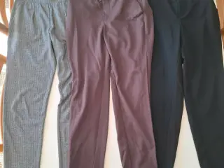 3 par bukser med elastik i livet