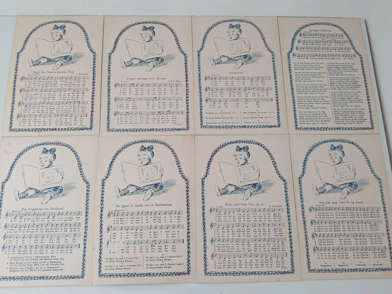 Billede 4 - Billedlotteri med børnesange.Komplet, samlerobjekt