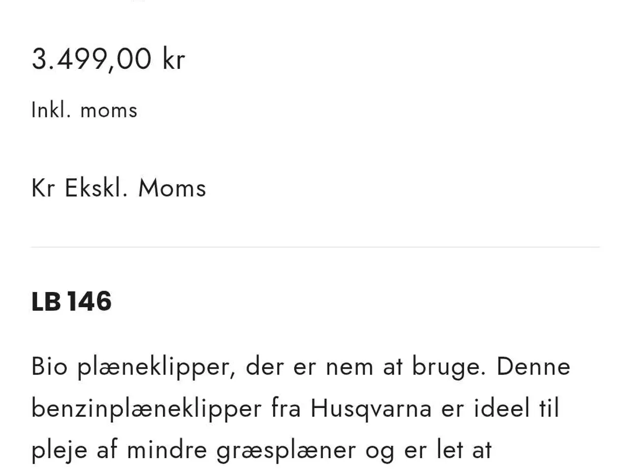 Billede 6 - Husqvarna plæneklipper 