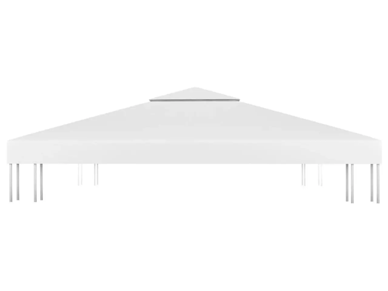 Billede 3 - Pavillontag 2 lag 3x3 m 310 g/m² hvid