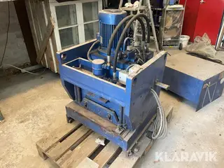 Pladeklipper/hydraulikstation Stenhøj