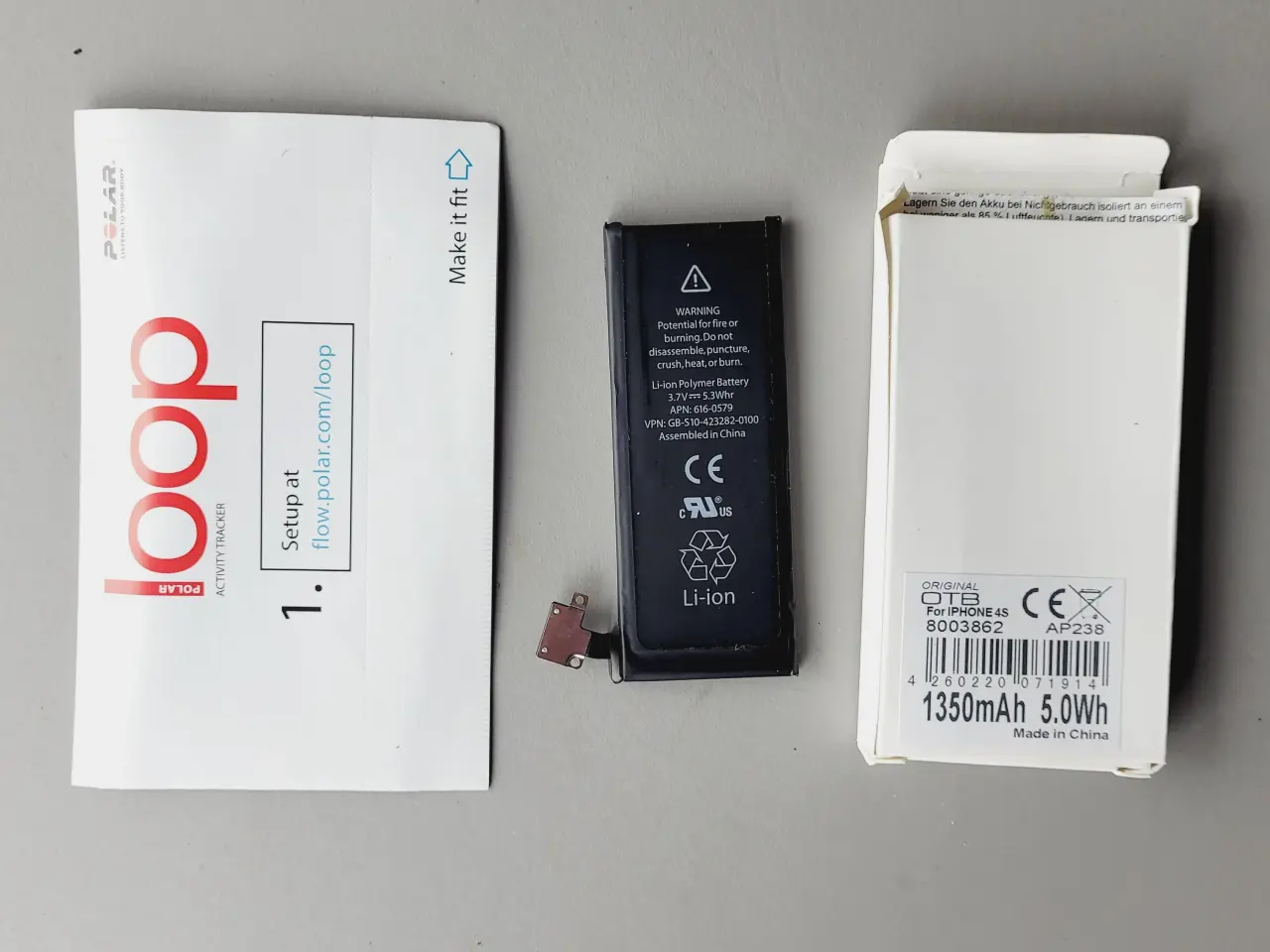 Billede 1 - ⭐️· 🔋 Nyt/Ubrugt Batteri til iPhone 4S