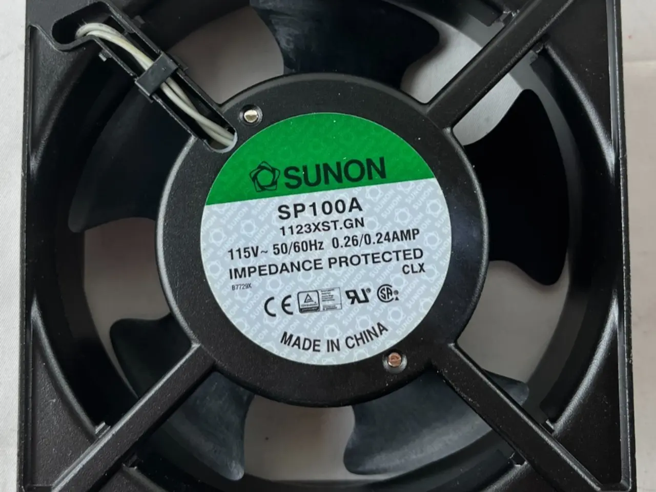 Billede 1 - Sunon SP100A 1123XST.GN 115V AC Axial ventilator