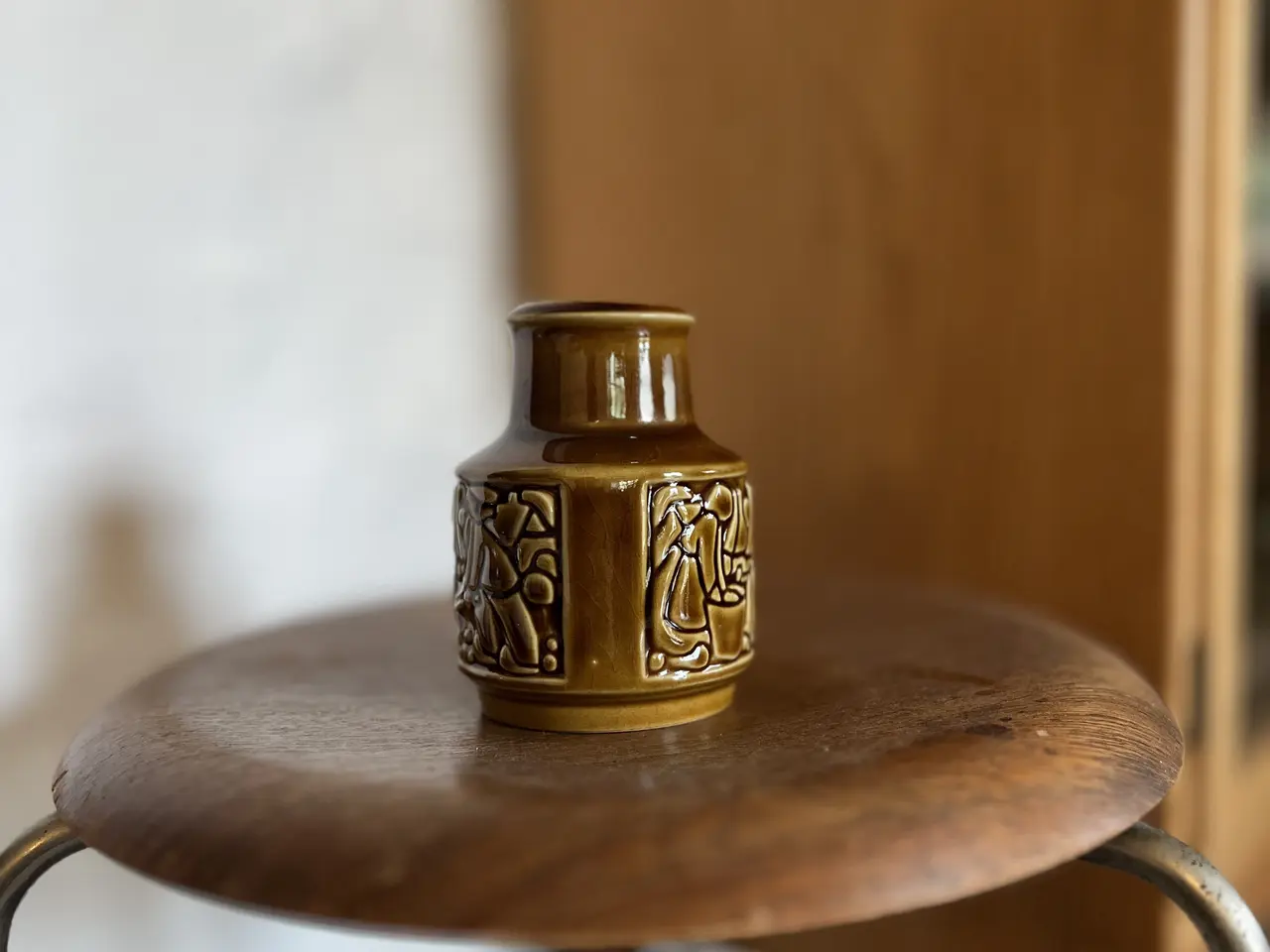 Billede 4 - Smuk Michael Andersen vase – Bornholmsk keramik