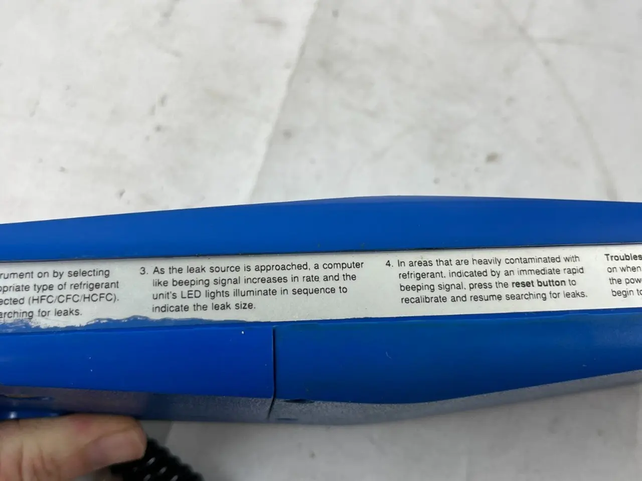 Billede 9 - Refco 5650 Refrigerant Leak Detector Halogen CFC
