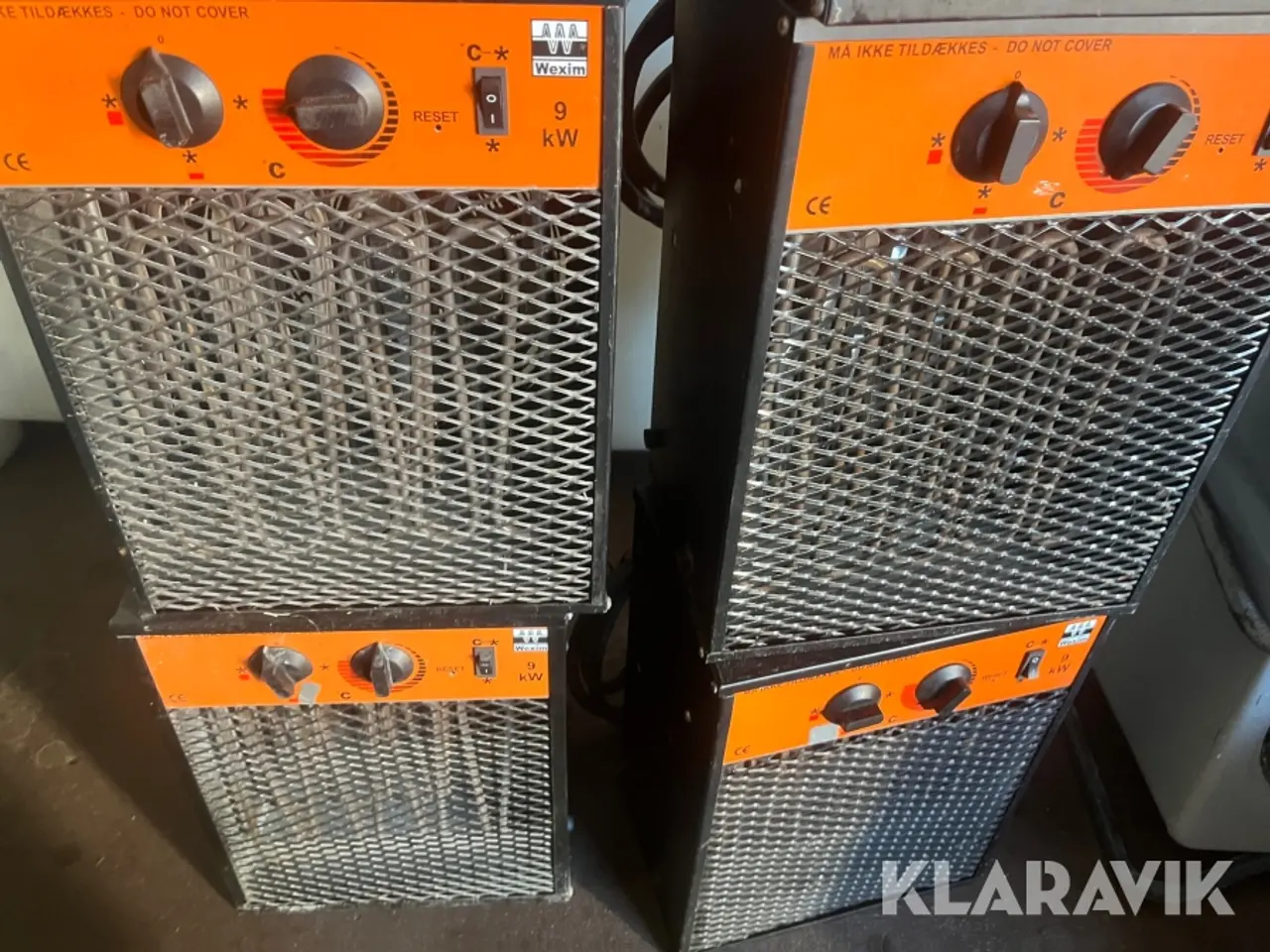 Billede 5 - Varmeblæsere Wexim 9kw 7 styk