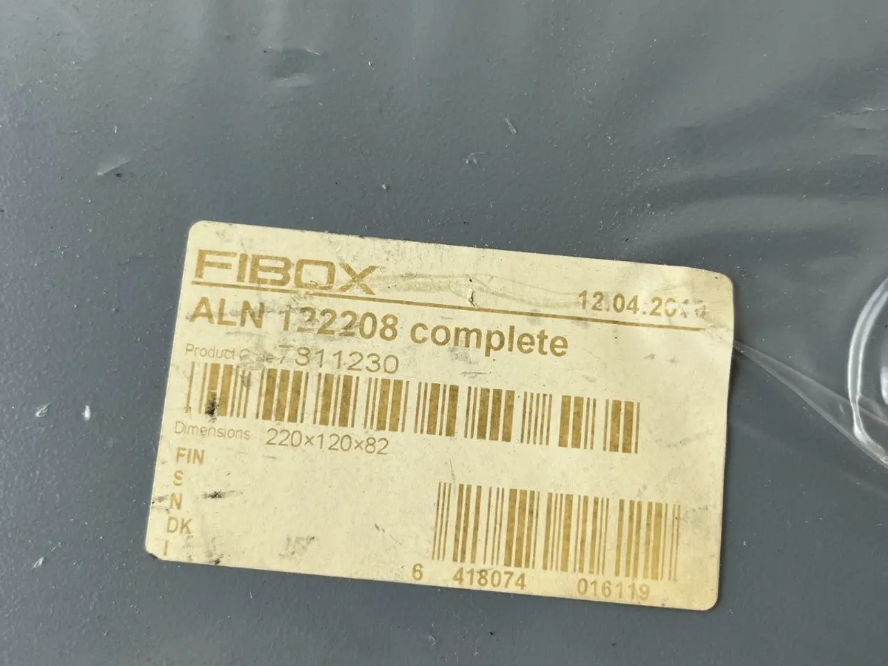 Billede 2 - Fibox ALN 122208 Complete kabinet 220x120x82mm