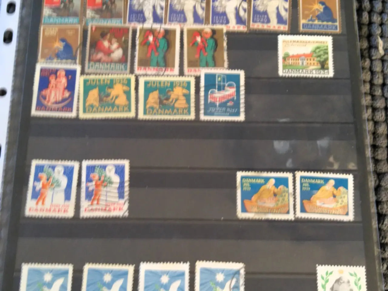 Billede 1 - Danske julemærker fra 1907 til 1950 pris fra