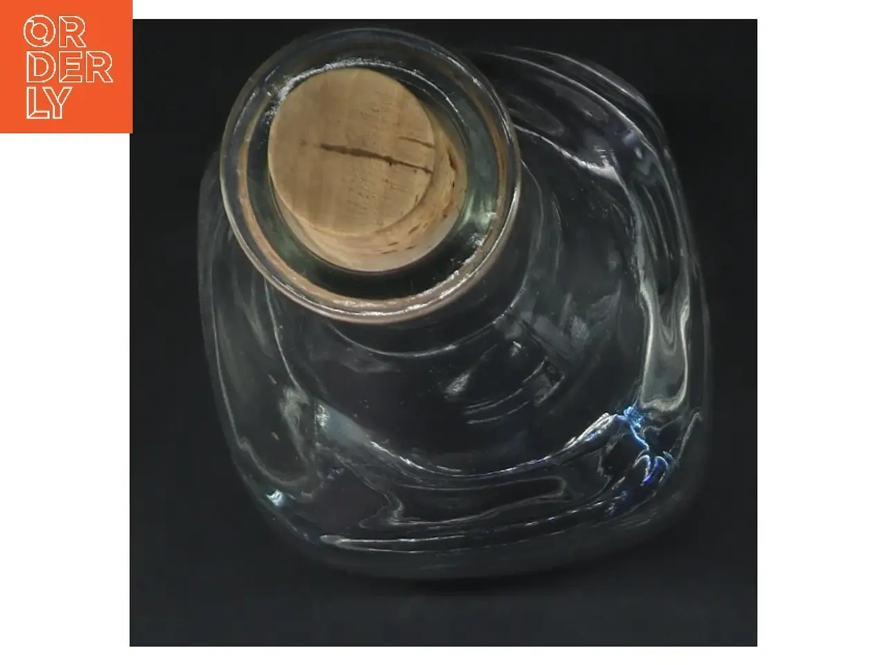 Billede 3 - Glasflaske med korkprop (str. 21 cm)