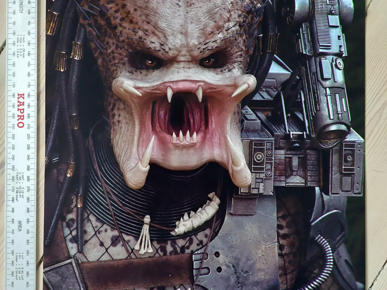 Billede 2 - Ubrugt Predator Plakat – Unmasked Gaming Art