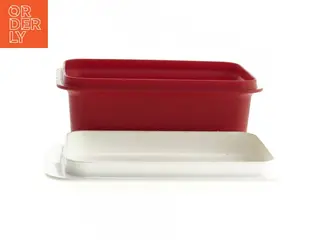 Tupperware smør box (str. 16,5x11x6,5 cm)