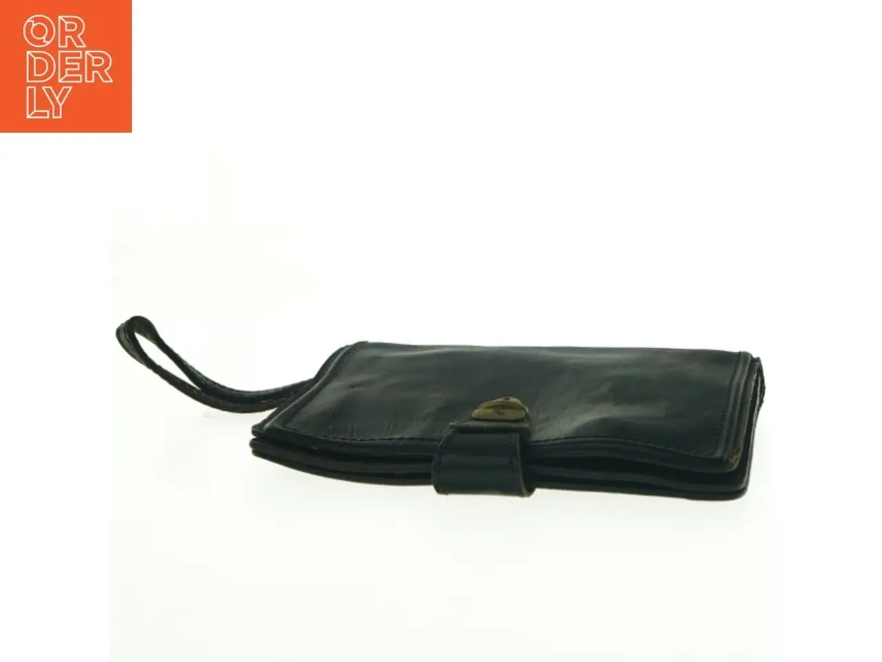 Billede 6 - Sort læderpung/taske fra Diesel (str. 24 x 16 cm)