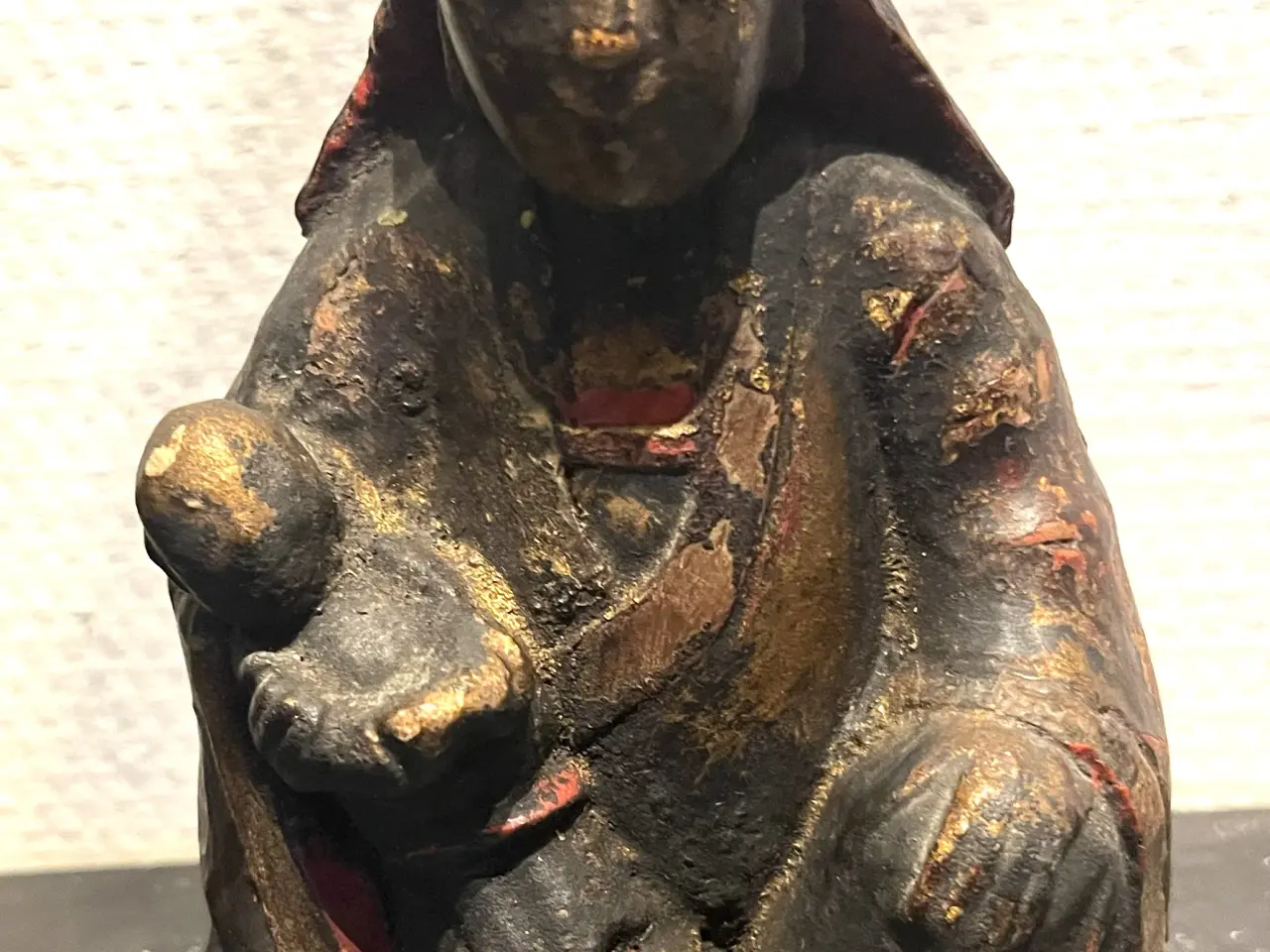 Billede 2 - Buddha ----Kinesisk Jomfru Marie m. barn  h. 17 cm