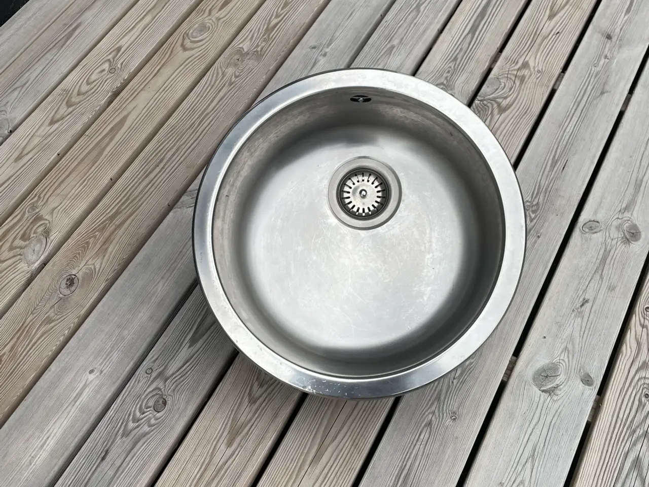 Billede 3 - Rund rustfri stålvask ø 390 mm