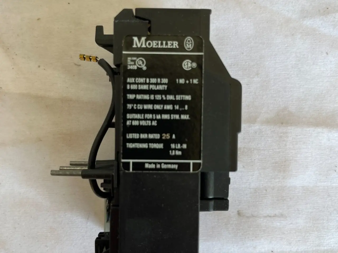 Billede 7 - Moeller Z00-6 Motor Overload relæ 4-6A ny