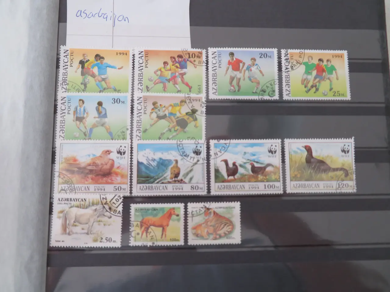 Billede 1 - Aserbajdsjan/Azerbaijan, 13 forskellige frimærker