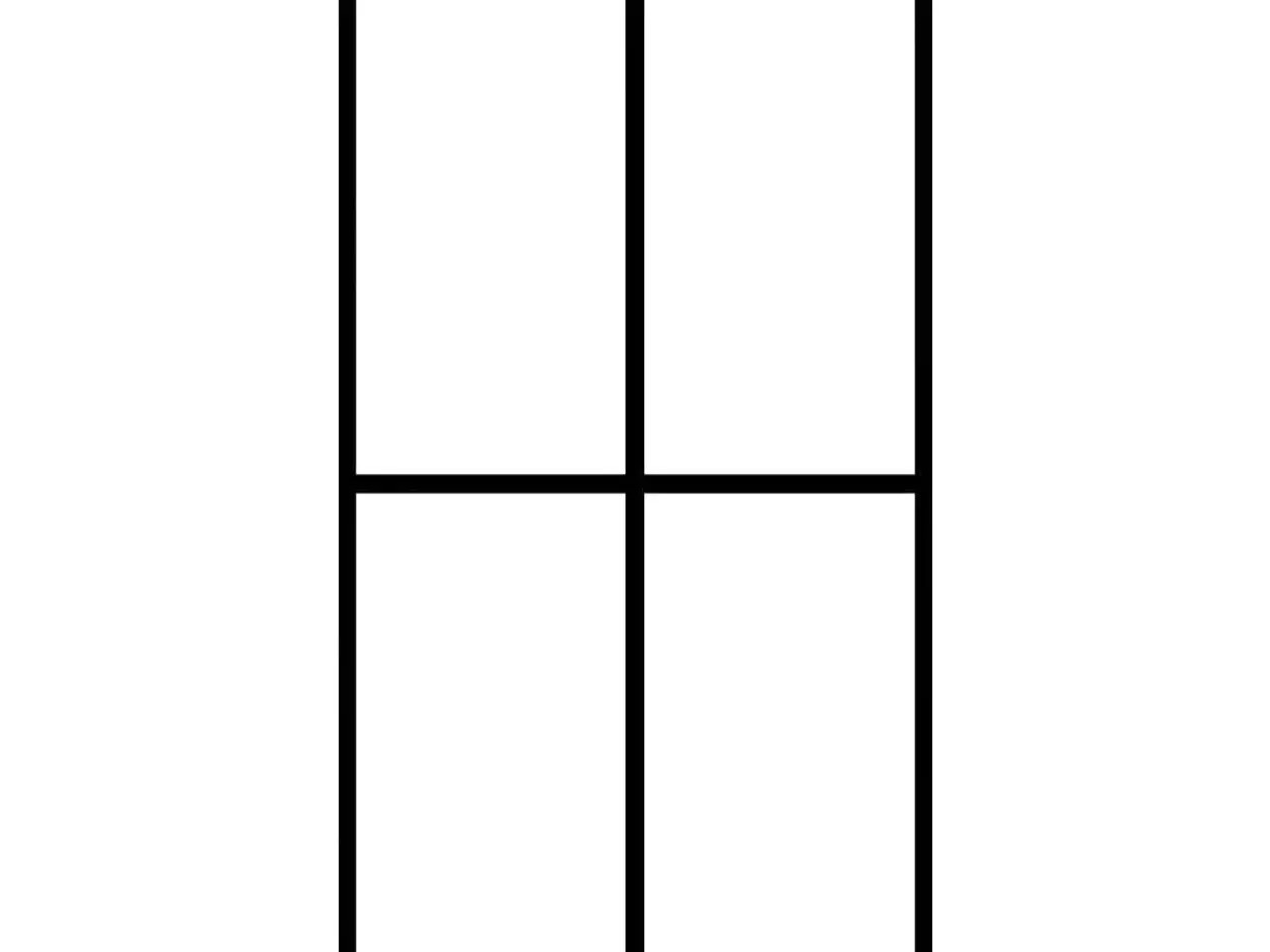 Billede 3 - Bruseafskærmning i matteret glas 78-80 x 195 cm - sort