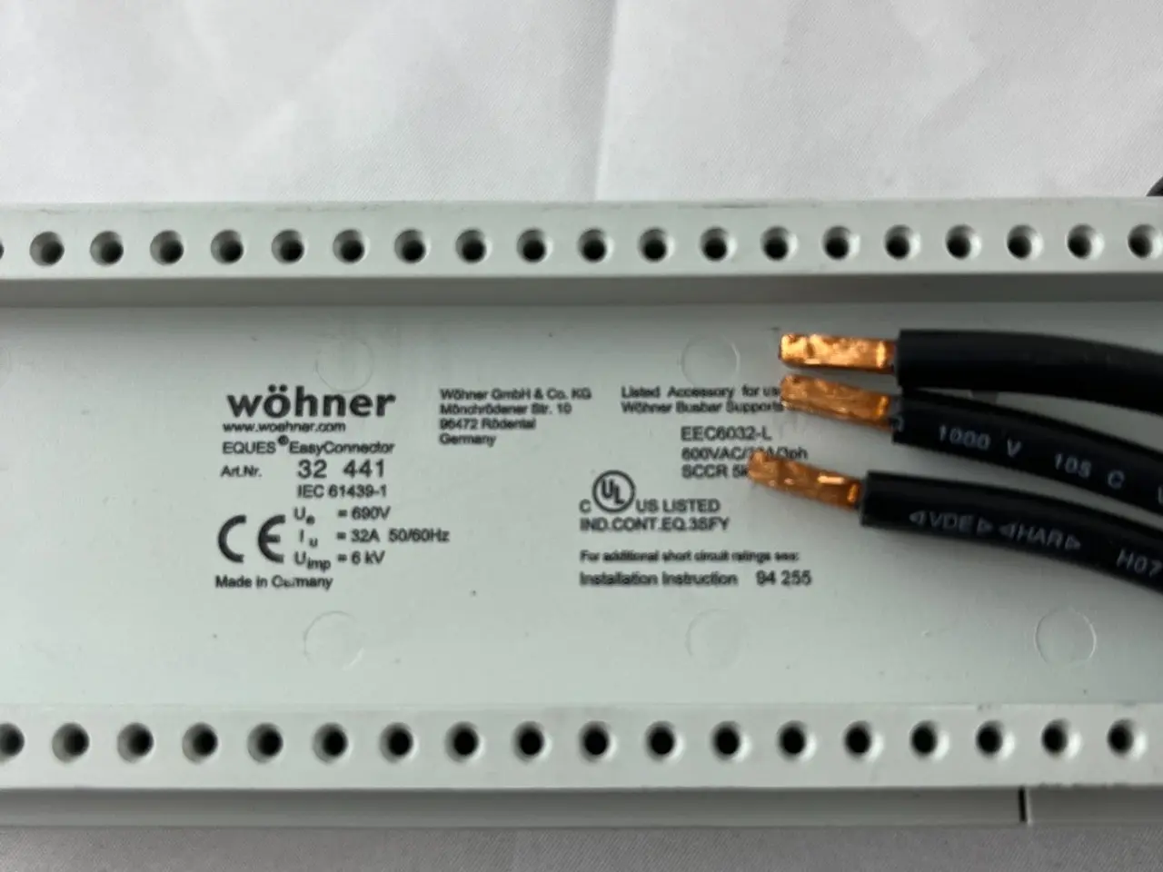 Billede 2 - Wöhner 32 441 EQUES EasyConnector 32A 690V