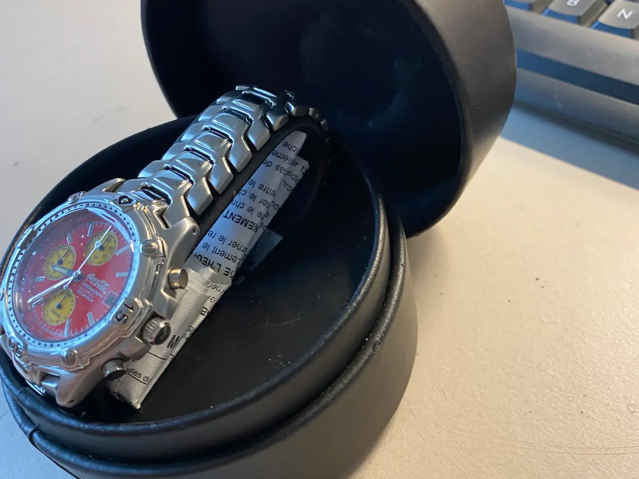Billede 3 - Coca-Cola Chronograph samlerur med original boks