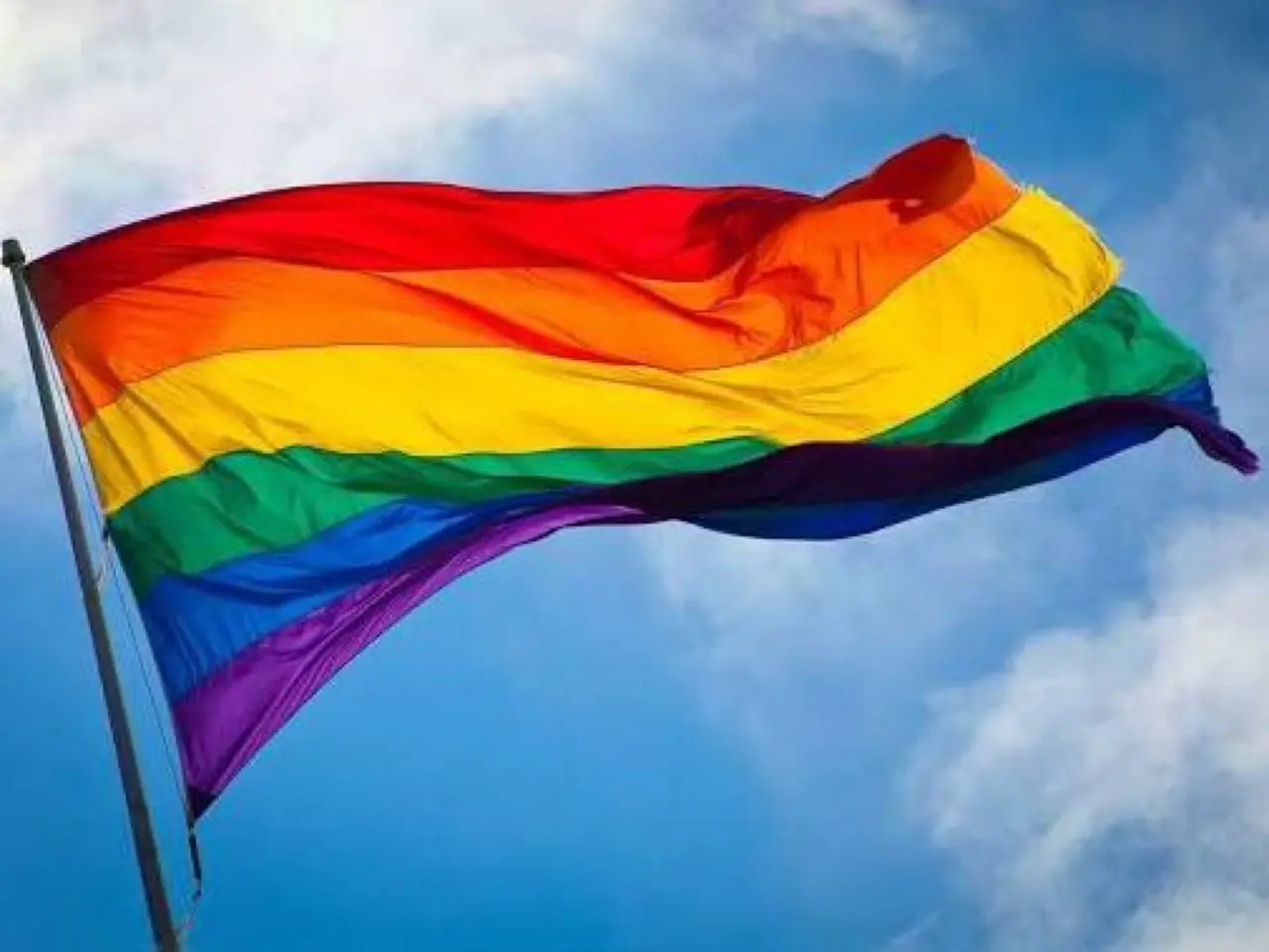 Billede 3 - Pride flag / regnbueflag 90x150 cm