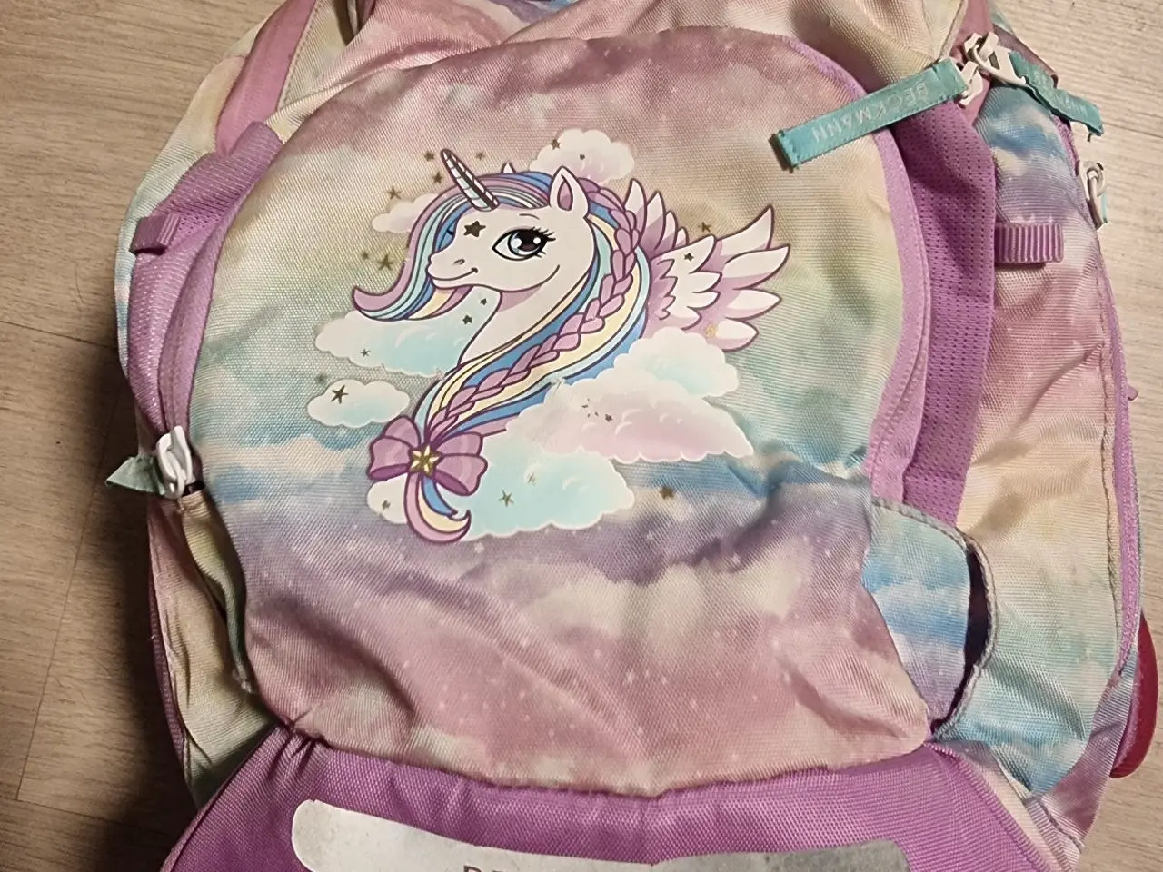 Billede 1 - Skoletaske fra Beckmann med Unicorn 