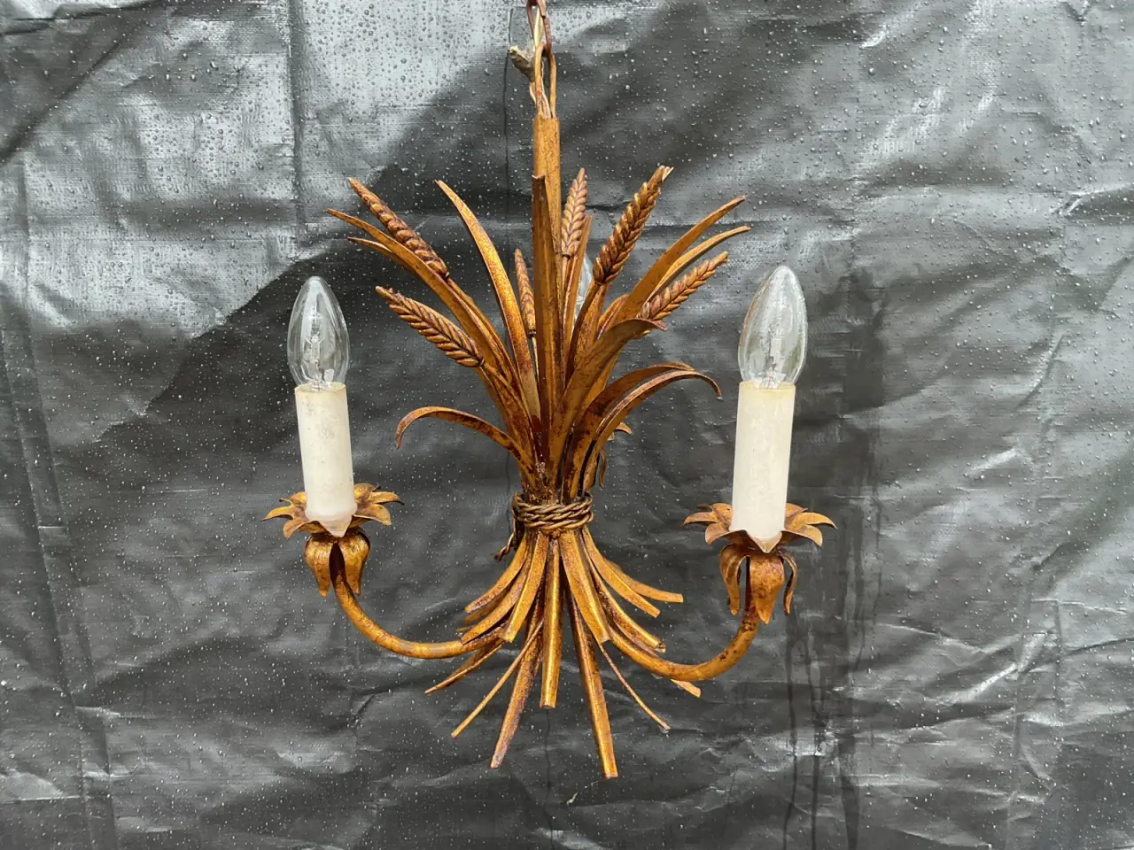 Billede 1 - Trearmet lampe