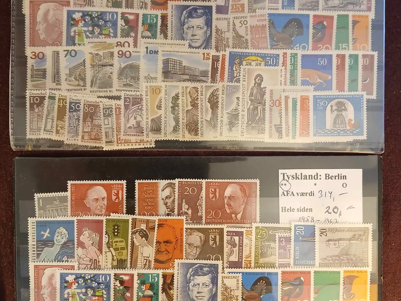 Billede 2 - Berlin (504) 10 plancher med postfriske frimærker.