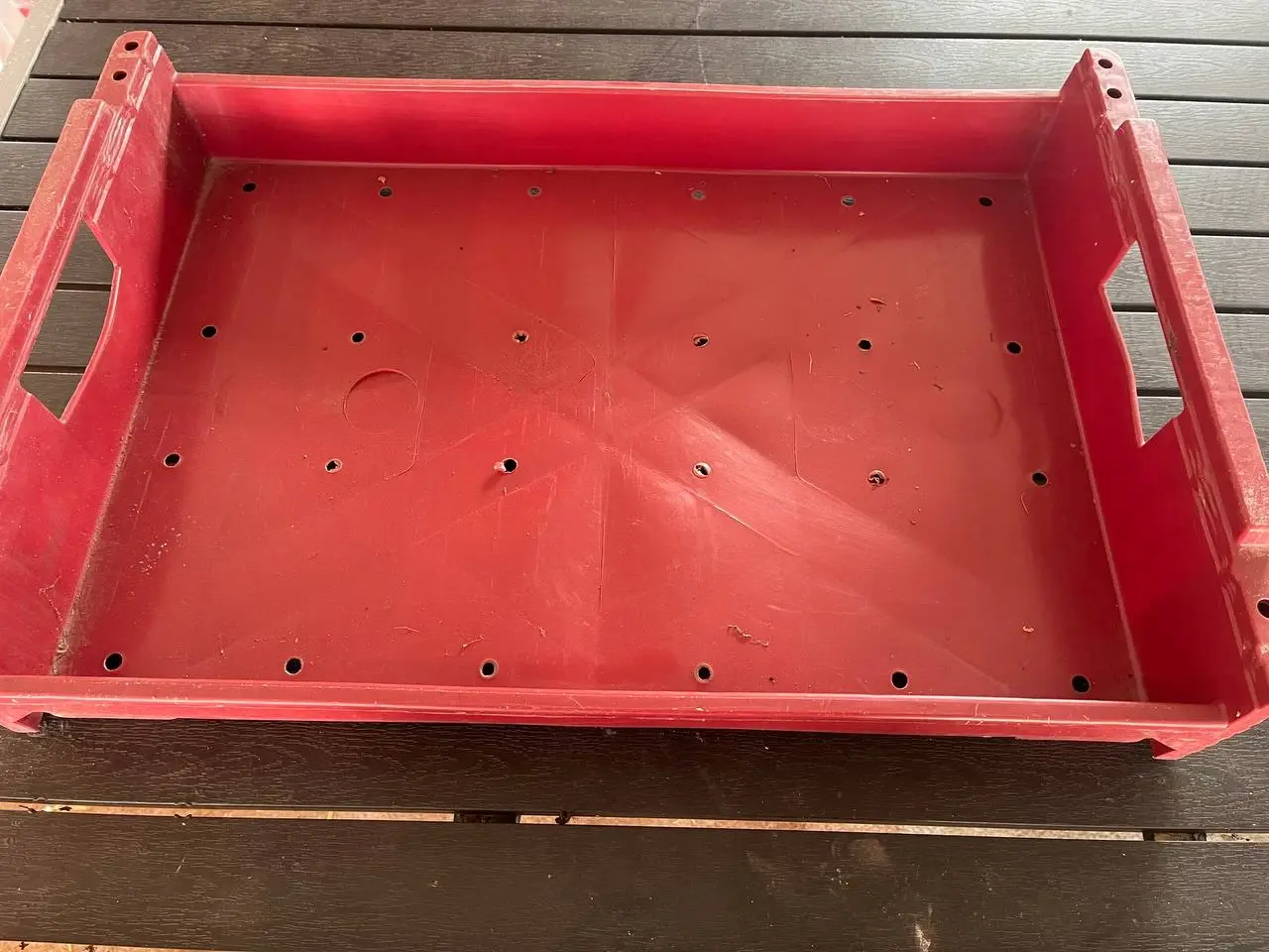 Billede 1 - Vækstkasse rød 61 x 31 cm rød 